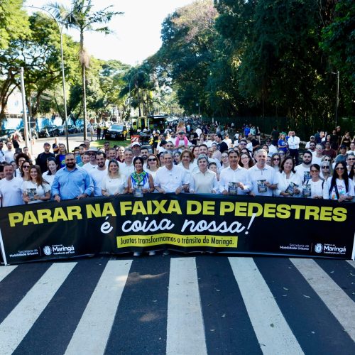 🚦 ‘É coisa nossa’: Maringá mobiliza comunidade por um trânsito mais seguro em ação especial neste domingo (5)