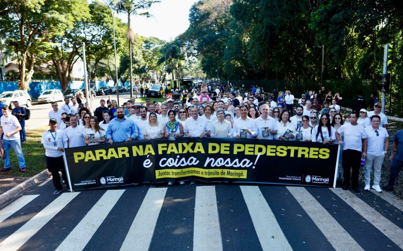 🚦 ‘É coisa nossa’: Maringá mobiliza comunidade por um trânsito mais seguro em ação especial neste domingo (5)