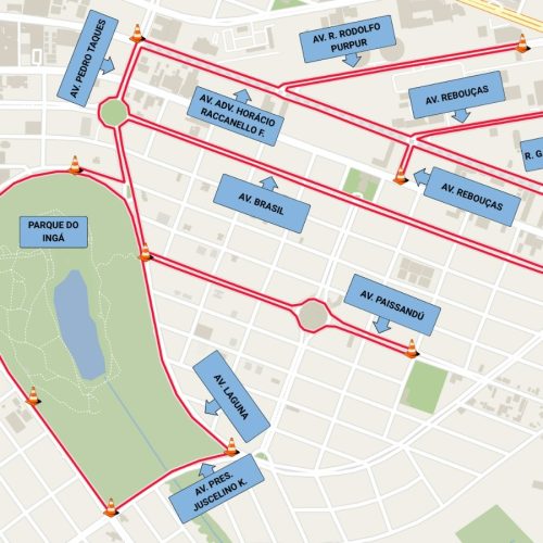 Atenção, motoristas: Vias de Maringá terão interdições para corrida de rua neste domingo (9), a partir das 6h