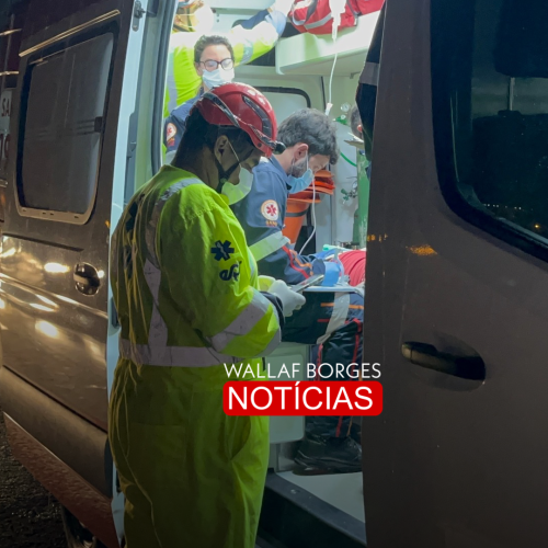 URGENTE: Motociclista sofre traumatismo cranioencefálico após acidente na BR-376