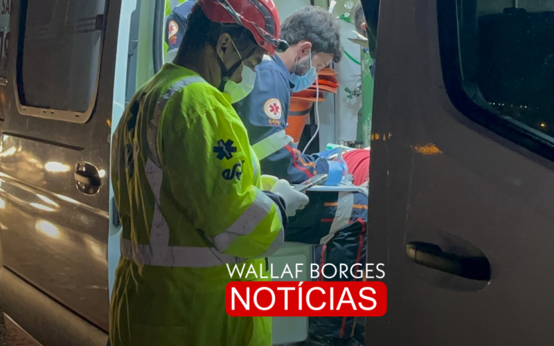 URGENTE: Motociclista sofre traumatismo cranioencefálico após acidente na BR-376