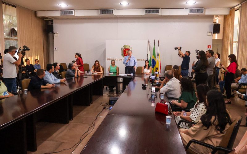 Prefeitura de Maringá anuncia pacote de quase R$ 2 bilhões em obras e serviços para os próximos dois anos