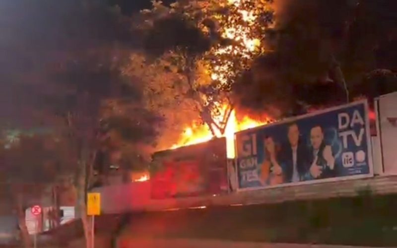 4º FURTO NA SEMANA TERMINA EM INCÊNDIO EM OBRA NA AVENIDA GUEDNER, EM MARINGÁ
