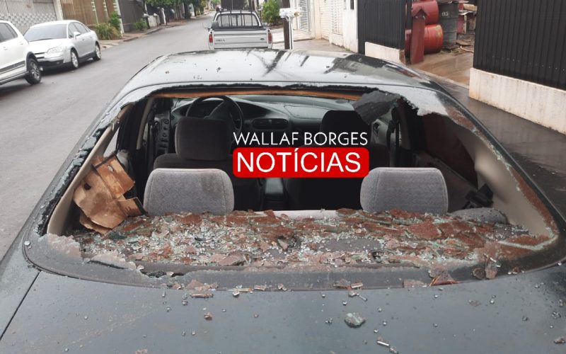 Homem em surto quebra veículos e agride Guarda Civil em Maringá
