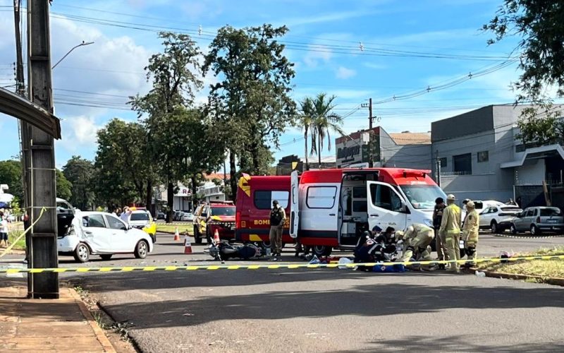 MOTOCICLISTA MORRE DURANTE TEST DRIVE APÓS GRAVE ACIDENTE NA AVENIDA MORANGUEIRA, EM MARINGÁ