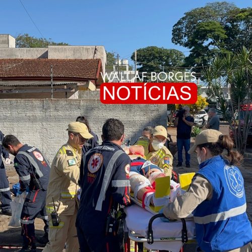 Colisão entre Carro e Moto Deixa Mãe e Filho Feridos no Jardim Alvorada, em Maringá