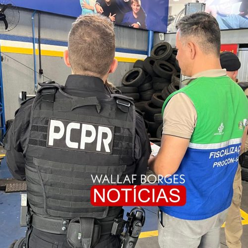 PCPR e PROCON interditam unidades de empresa de pneus suspeita por praticas abusivas contra consumidores