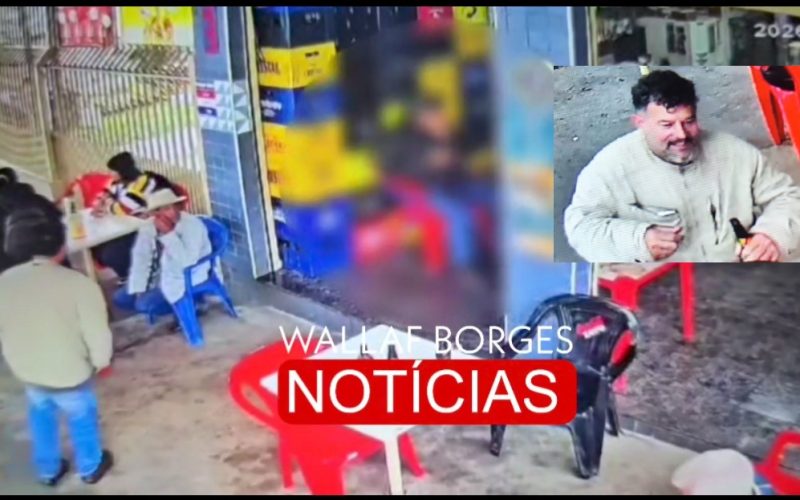 Câmeras de segurança registram momento em que homem é morto a facadas em bar de Maringá