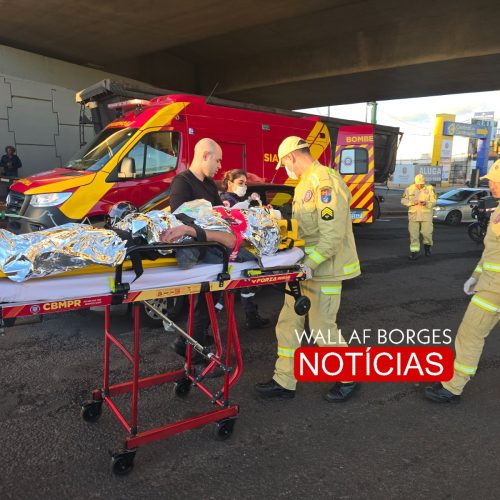 Grave acidente deixa motociclista em estado gravíssimo após colisão e atropelamento