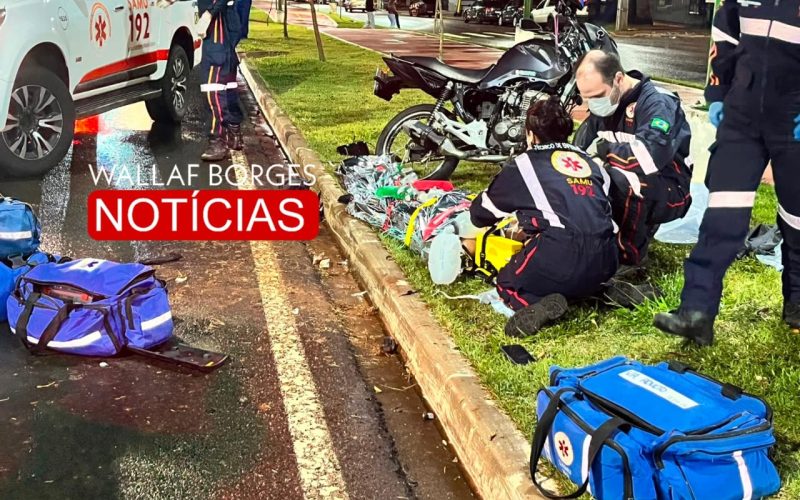 Motorista com CNH suspensa causa grave acidente e motociclista é intubado em estado gravíssimo