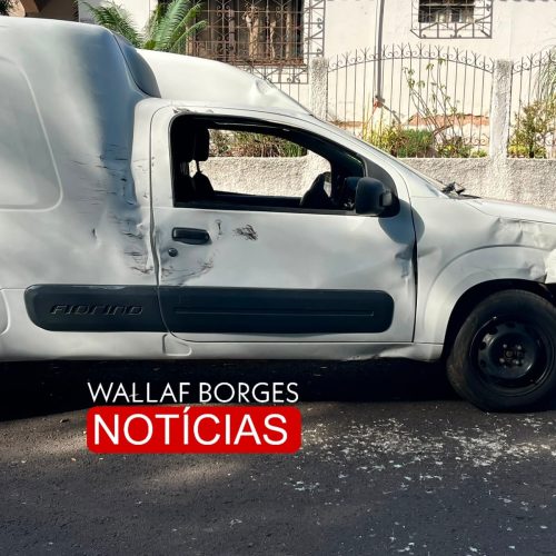 Motociclista teria avançado a preferencial e batido em Fiorino na Zona 7, em Maringá