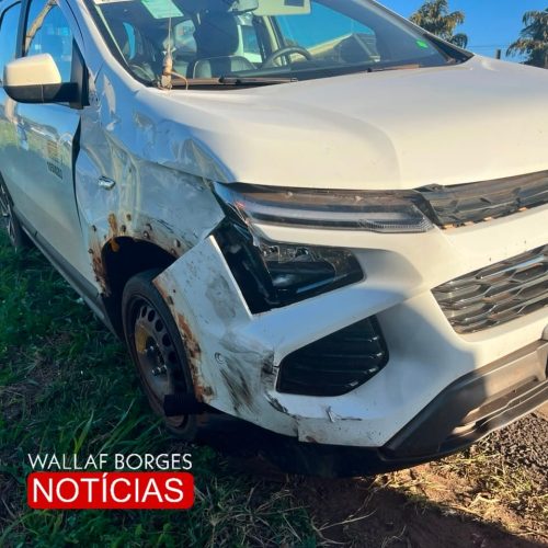 Acidente na BR-376 em Maringá entre carro e motocicleta deixa dois feridos