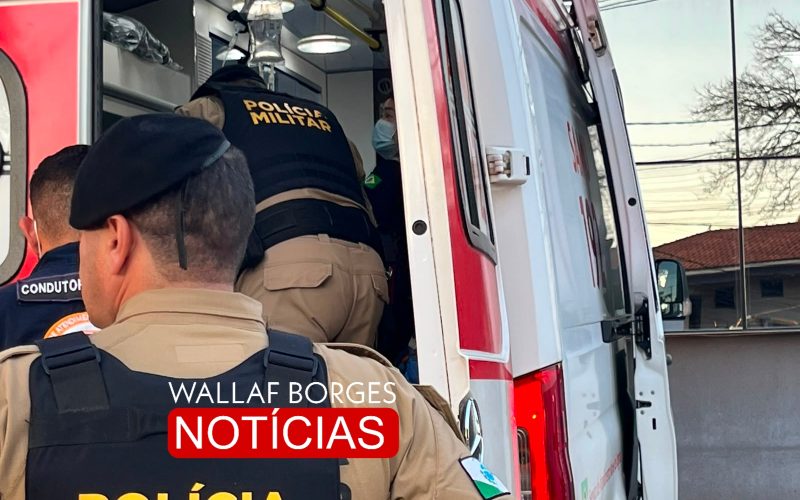 Homem é baleado na perna na Vila Operária e socorrido pelo SAMU em Maringá