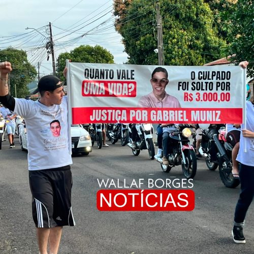 Justiça por Gabriel: Família e amigos realizam caminhada e cobram punição a motorista em Maringá