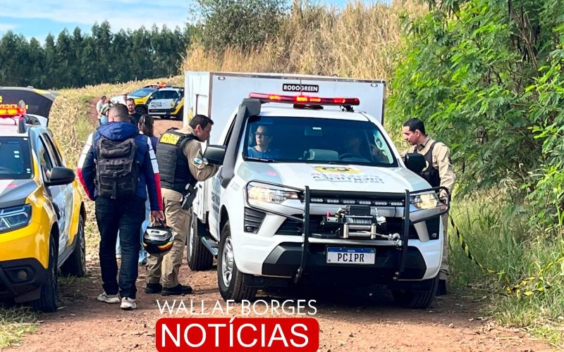 Mulher encontrada morta em área rural da região de Maringá; companheiro é o principal suspeito