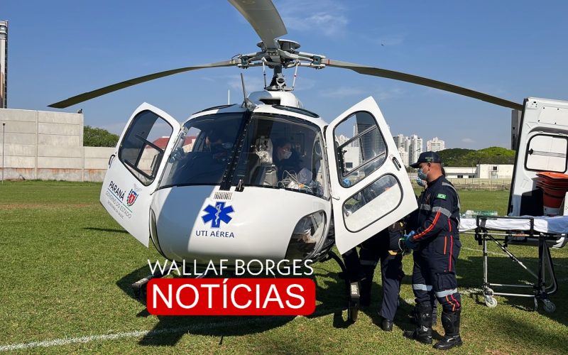 Jovem de 25 anos sofre trauma craniano grave em acidente no perímetro urbano de Marialva