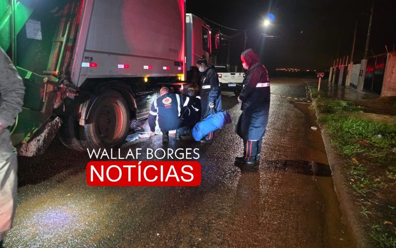 Tragédia em Sarandi: trabalhador morre atropelado pelo próprio caminhão durante coleta
