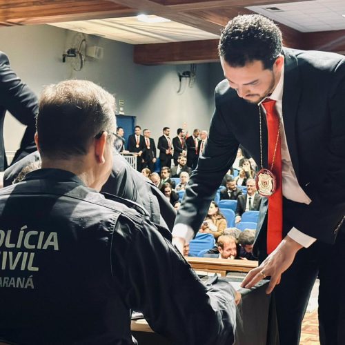 73 novos policiais civis tomam posse e reforçam o efetivo da PCPR